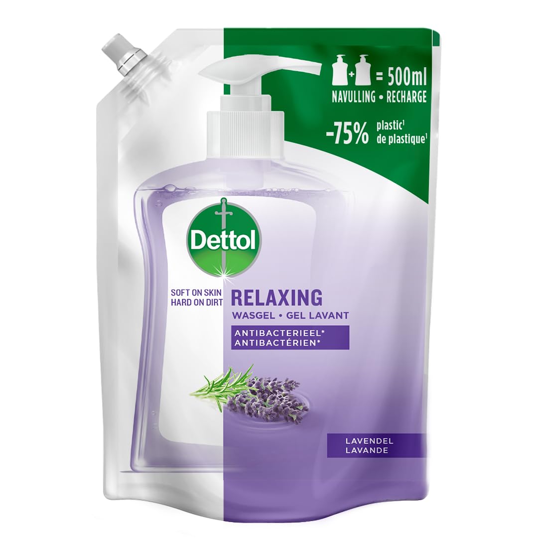 Dettol Mydło do rąk - zmiękczające - lawenda - 250 ml x6 uzupełnienie