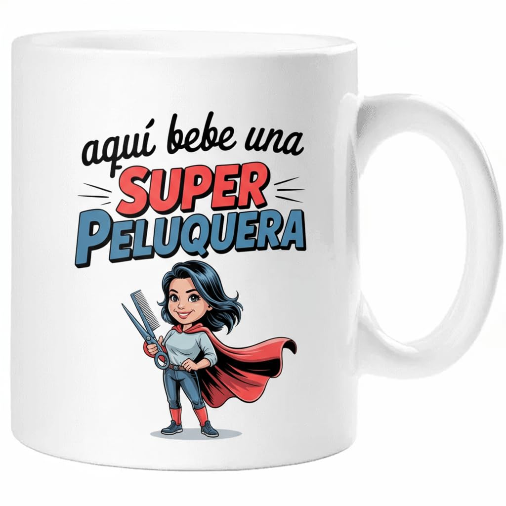 Taza SUPER POLICÍA – Regalo Original para POLICÍA | Taza de Cerámica 325ml con Diseño Superhéroe | Apta Microondas y Lavavajillas — view 68
