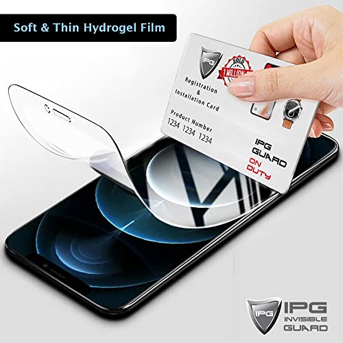 Ipg For Garmin Vivoactive 5 Gps Smartwatch Hydrogel Screen Protector (2 Units) Invisible Hd Clear Film Anti Scratch Guard-Smooth/Self-Healing/Bubble thumb #2