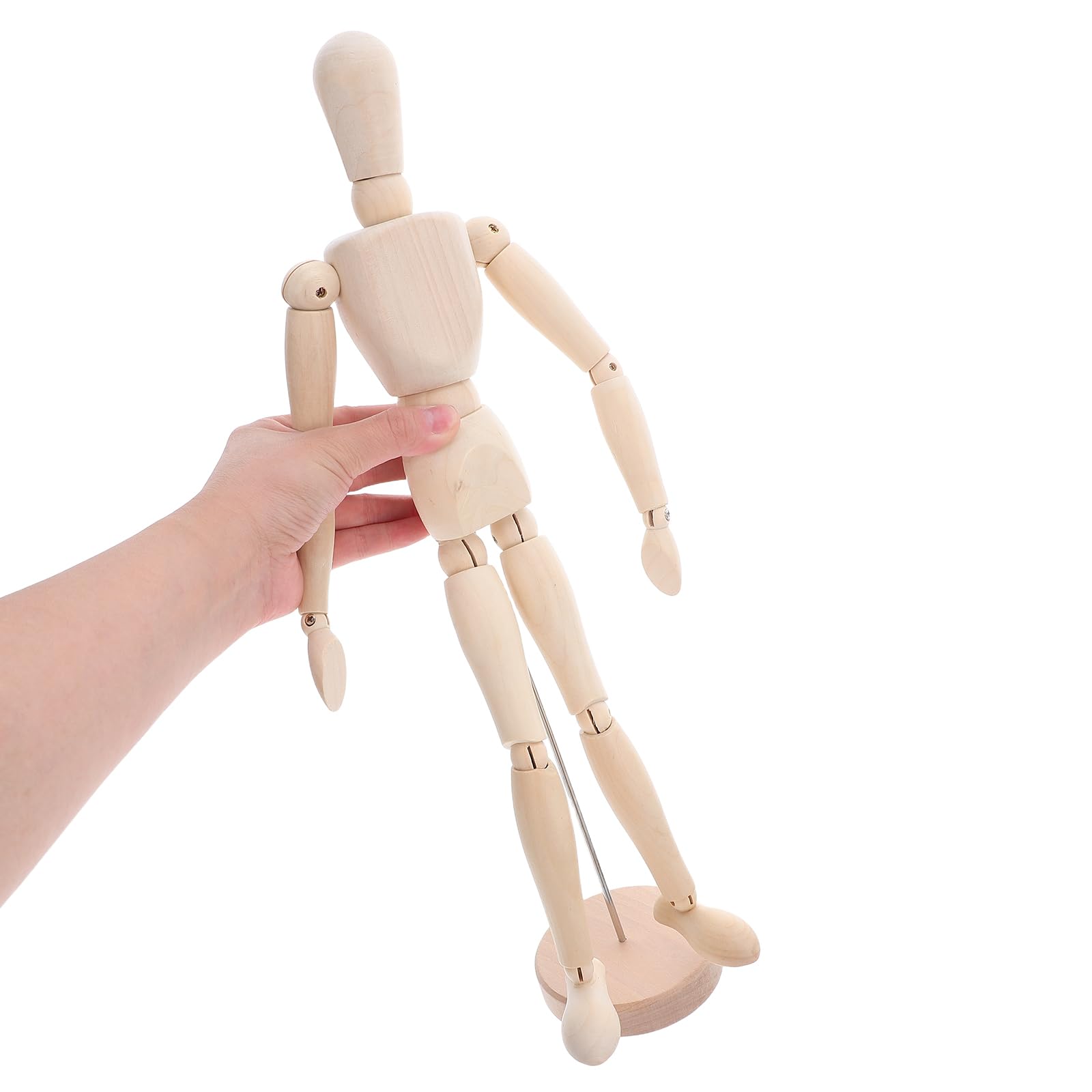 SEWACC Mannequin en Bois Articulé pour Dessin D’Artiste 16 Pouces