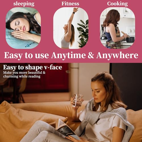 Generic Cinto de levantamento de rosto, faixa de levantamento de queixo duplo de grafeno, contorno d