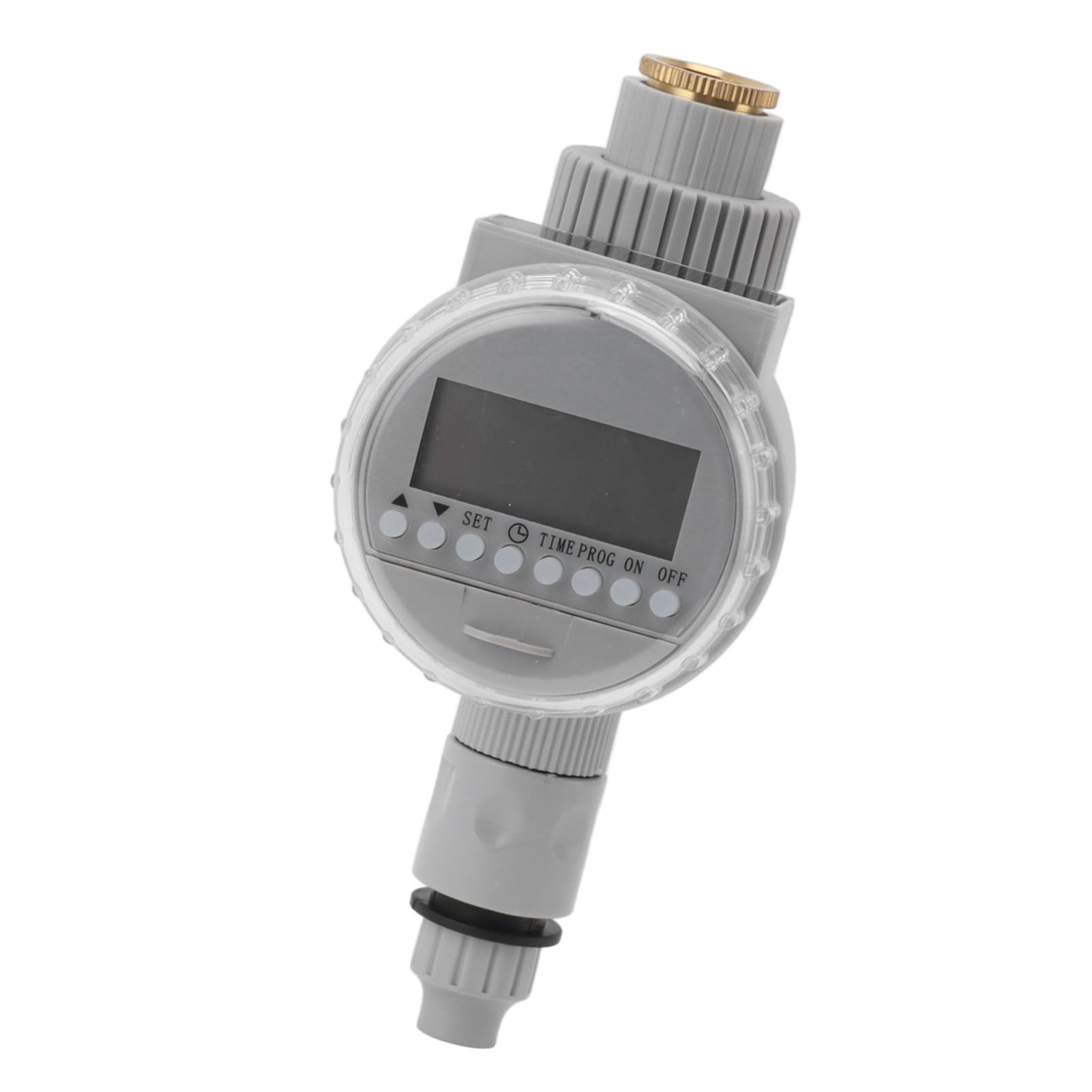 KIMISS Temporizador de Riego Automático y Temporizador de Aspersor de Manguera de Jardín para Grifos G1/2 G3/4 - de Riego por Goteo Eficiente para Plantas en Macetas y Cuidado del Césped (Gray)