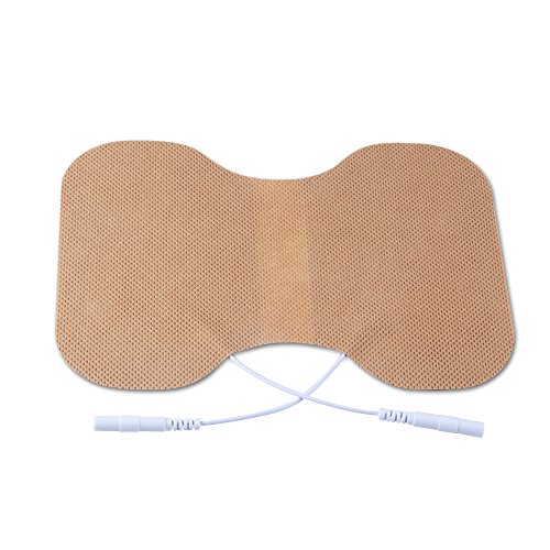 2 Pieces Large Tens Electrodes Replacement Electrode Pads For Use With Tens/Ems Machine For Back Waist Pain Electrotherapy #TOP25