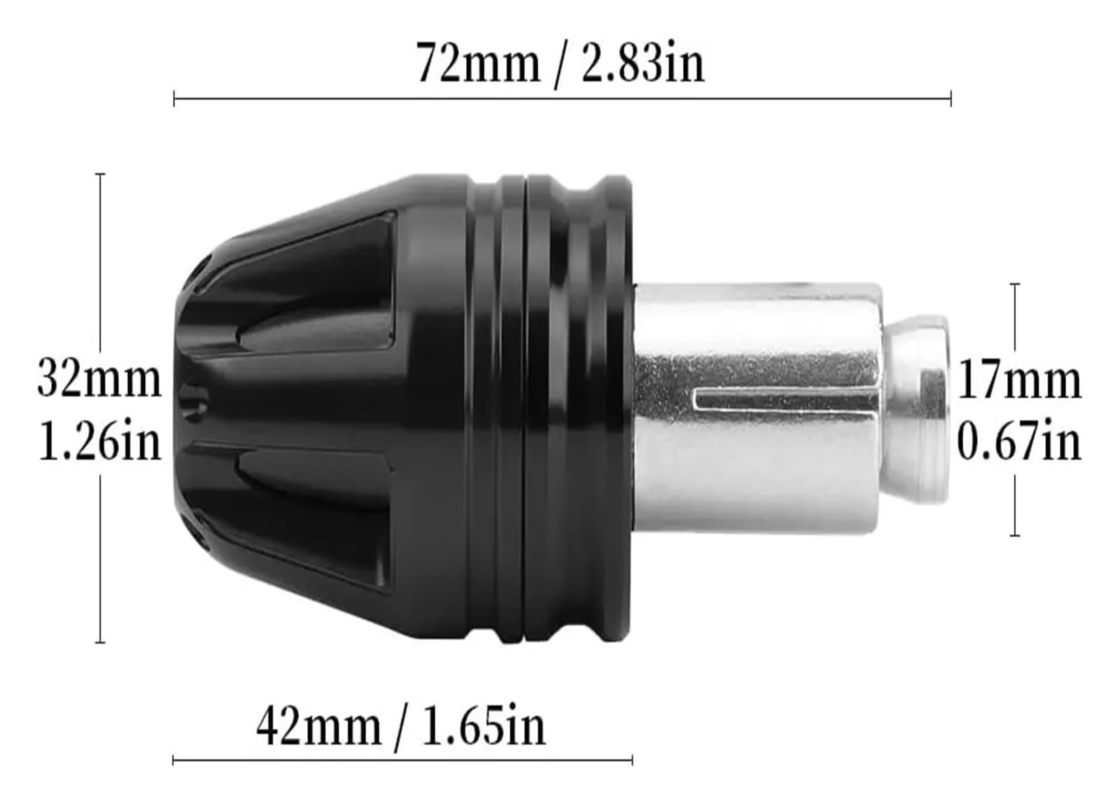 Tappi Terminali Manubrio Universali Per Motociclette Per Triumph Bonneville T100 T120 Daytona 660 675 675R 765 Rocket III Scrambler 1200 900 Moto Tappi Manubrio terminali