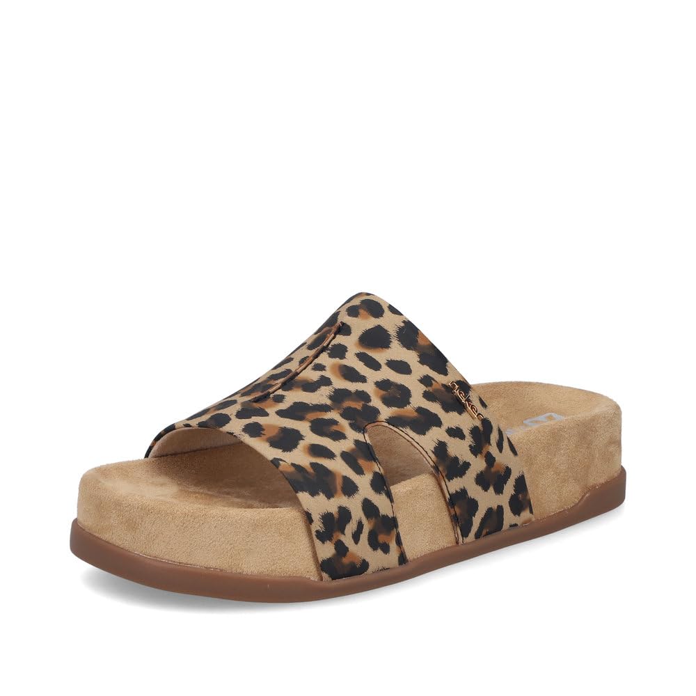 Rieker Damen Plateausandalen V4088, Frauen Sandalen