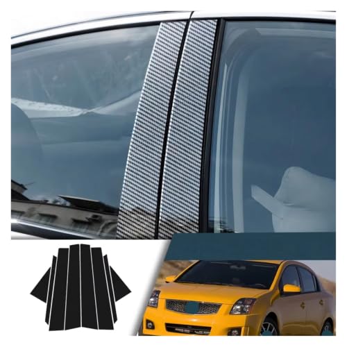 Pegatina de cubierta poste pilar B C para solucionar desgaste de ventanas en Nissan Sentra 2