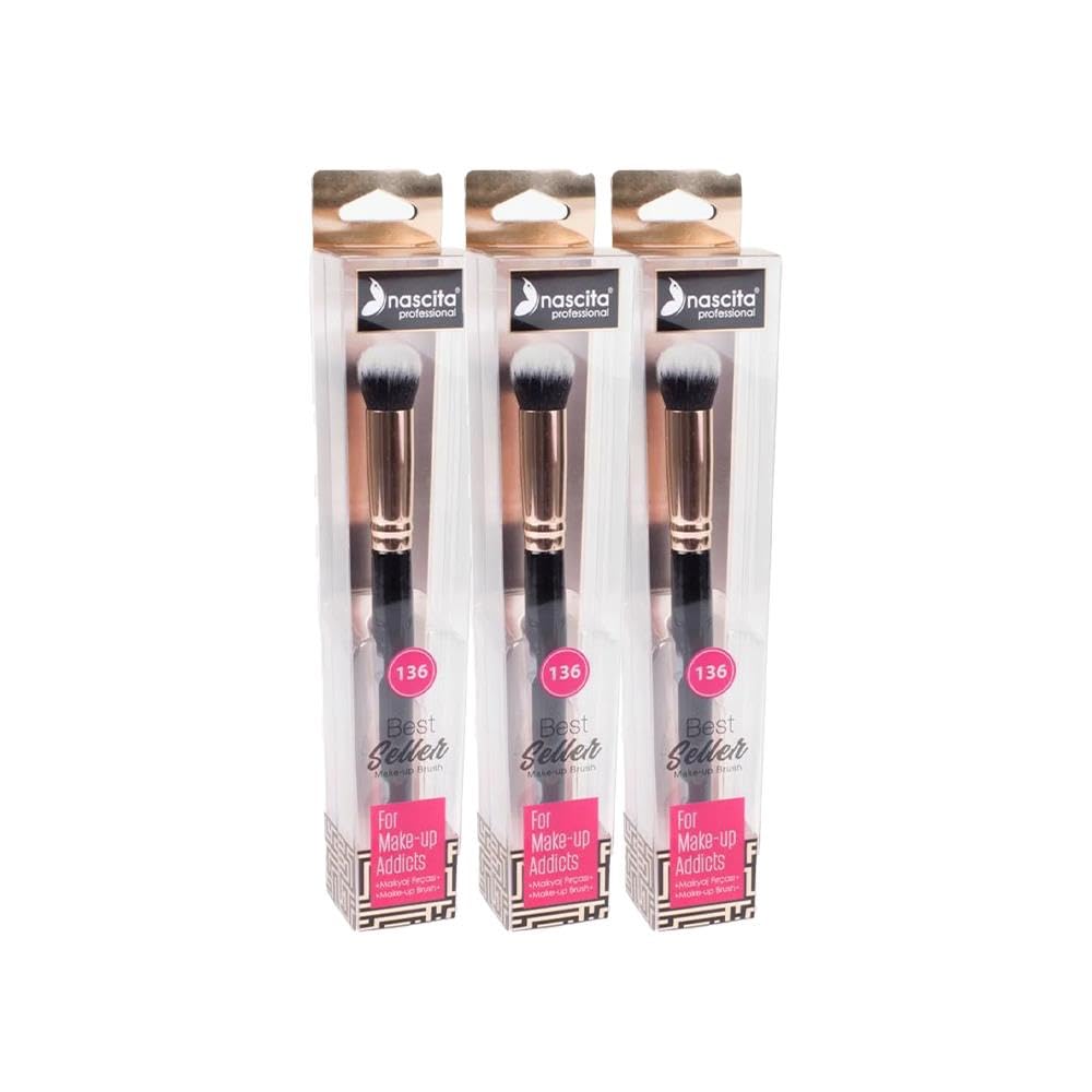 Nascita Professional Oval Yapılı Kapatıcı Fırçası x 3