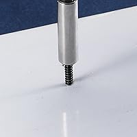 Vista 7 de #8 x 1 Tornillos de chapa metálica 100 piezas de acero inoxidable 410 tornillos Tek de cabeza hexagonal de acero inoxidable Tornillos autorroscantes