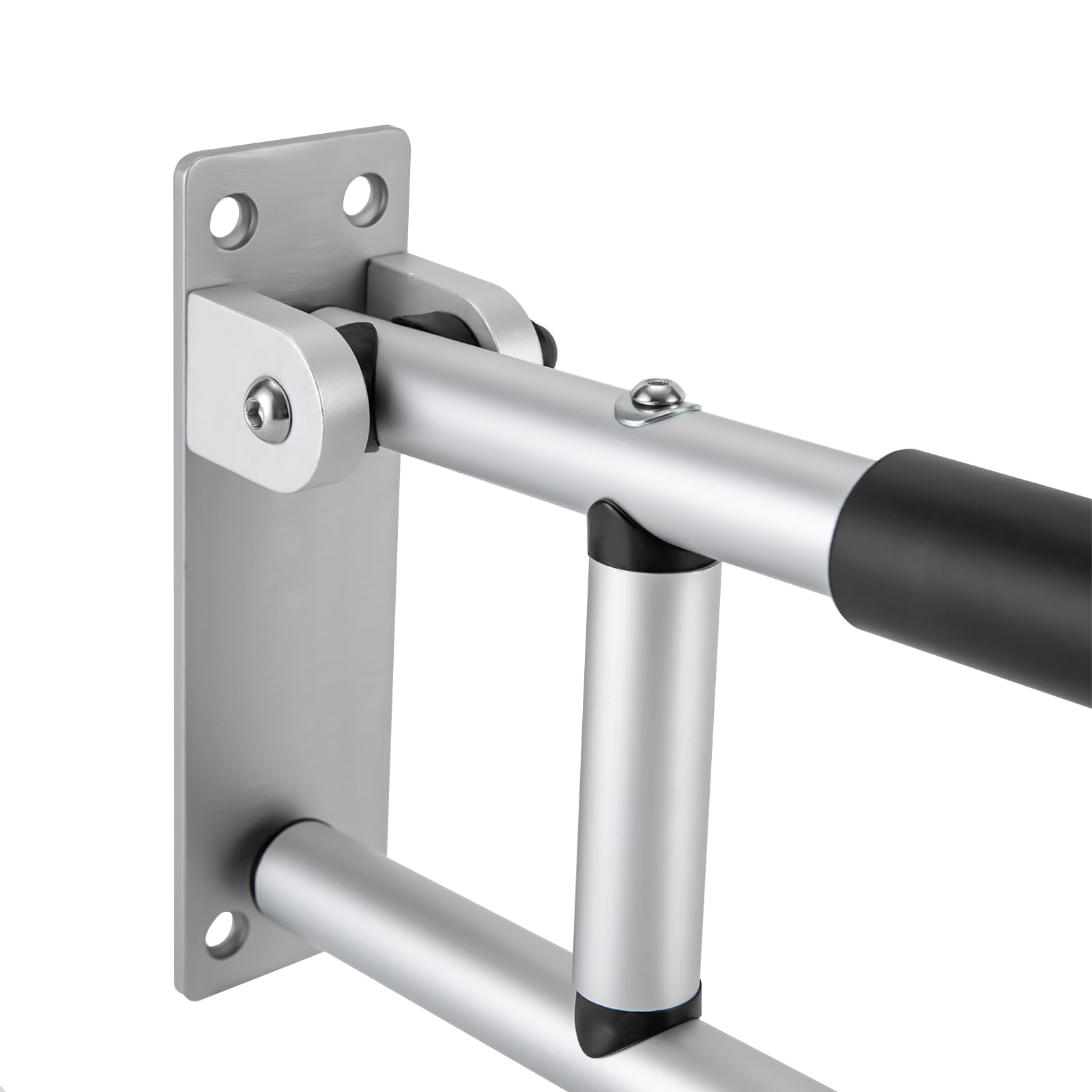 Tirador de soporte de pared de 60 cm para aseo, soporte plegable de 90°, vertical, giratorio 90°, plegable, antideslizante, asas de seguridad, capacidad de carga de 120 kg, asidero de seguridad para