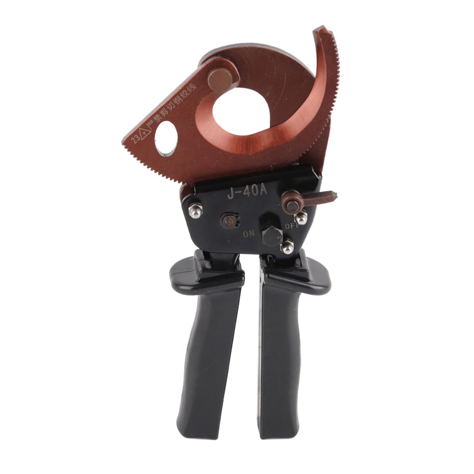 Cuifati Industrieschere 300 mm² Drahtschneider, J40A-Kabelschere Zum Schneiden von Kupfer und Aluminium, Mechanische Krafterhöhung, Geschmiedete Klinge, Leichtes, Arbeitssparendes Schneidwerkzeug