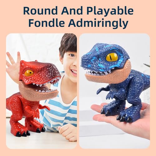 Thcbme Conjunto de papelaria de dinossauro 5 em 1, conjunto de estojo de papelaria com tema de dinos