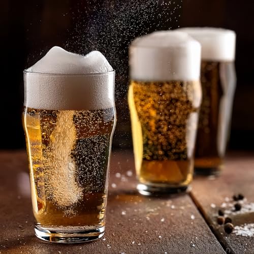 Glasmark KROSNO 1992 Biergläser Set 6 Stück 530 ml Pils Bierglas Stout Ale Gläser Für Bier Bierseidel Bierkrug Spülmaschinengeeignet