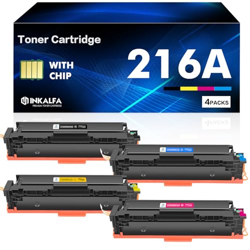 219A 219X MFP 3302FDWG Toner: Mit Chip Kompatible Ersatz für HP 219A 219X für Color LaserJet Pro MFP 3302FDNG 3302SDWG 3302FDW 3302SDW 3302FDN 3202DN 3202DW Schwarz Cyan Magenta Gelb 219 4-Pack