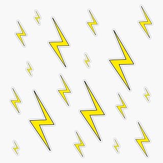 MAGNET Lightning Bolt Scar Magnetic Vinyl Sticker Decal Magnet 5"