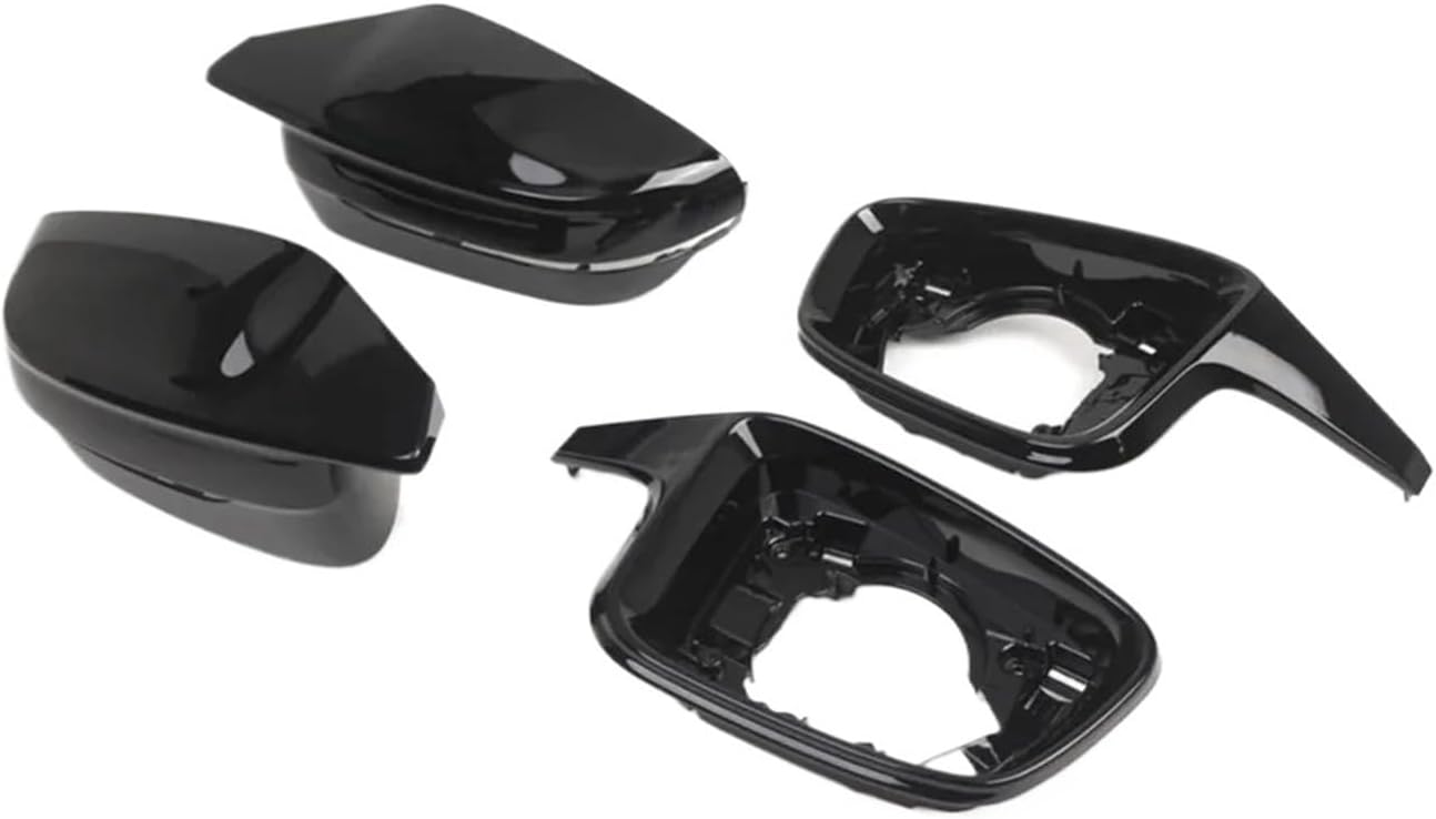 4pcs/Set Rearview Mirror Housing Compatible For Bmw Compatible For M2 G87 Compatible For M3 G80 G81 G82 G83 Compatible For G20 G21 G22 G23 G26 LHD Mirror Cover Caps