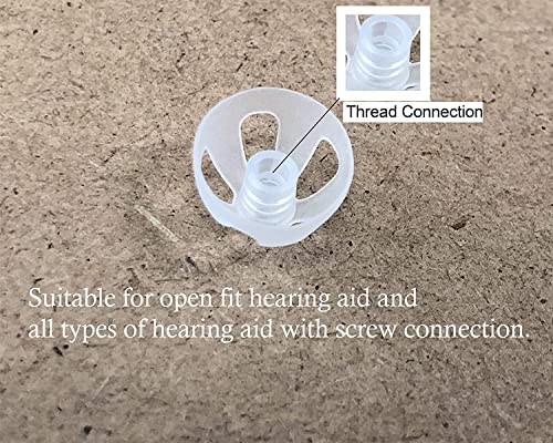 20 Packs (9Mm Medium) Hearing Aid Domes For Oticon Minifit Open Vent Bass Domes,Universal Domes For Oticon Hearing Aid Supplies,With 1 Brush (Medium) #TOP3