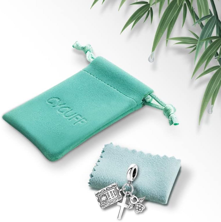 CYCUFF 925 Sterling Silver Charms Suitable for Charm Necklaces, Bracelet Pendants Beads Jewellery Gift for Women Family Friends - Image 6