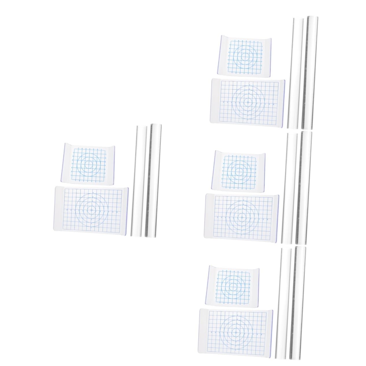STOBOK 4 Sätze Tonpressplatte Tonmatte Ton-kit Rad Keilplatte Aus Ton Tonmaschine Kleines Nudelholz Lufttrockener Modellierton Tonschnitzschneider Webstuhl Weichen Lehm Rollen Acryl