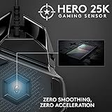 Logitech G502 HERO High Performance Gaming Mouse Special Edition, HERO 16K Sensor, 16 000 DPI, RGB, Adjustable Weights, 11 Programmable Buttons, On-Board Memory, PC/Mac – German Pack – Black/White - Image 3