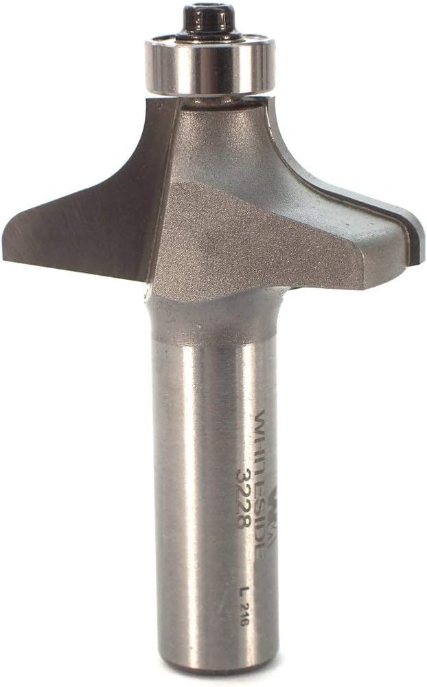 Whiteside Router Bits 3228 Ogee Bit with 9/64 and 5/16-Inch Radius, 1-5/8-Inch Large Diameter and 5/8-Inch Cutting Length