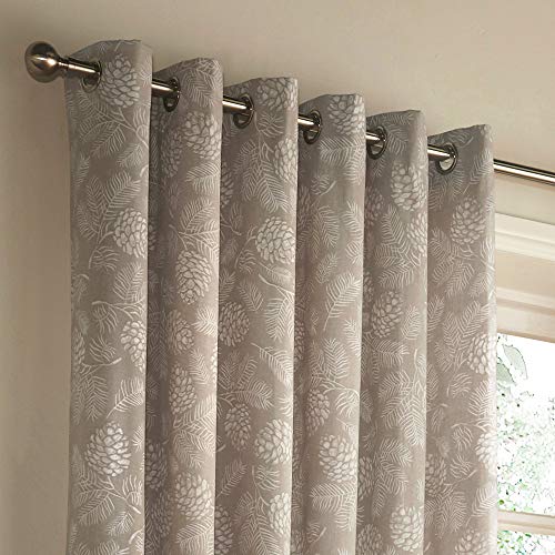 Nova Eyelet Curtain - Navy / 168cm / 137cm