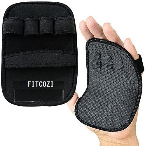 FITCOZI Gym Grip Glove Pads for Weight Lifting Workout Pads Pull up Neoprene Comfort Weightlifting Hand Grips Light Gym Grips Gymnastics Hand Grips for Men Women No Sweaty Hands (Square Shape)