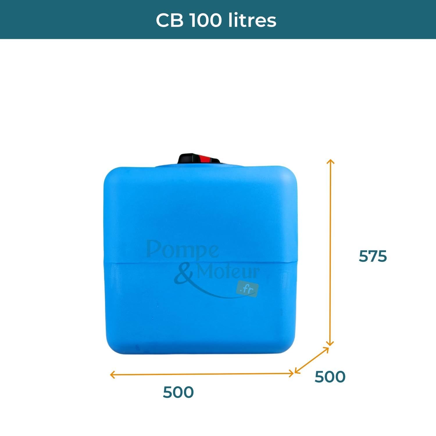 ELBI Cuve 100l Aérienne De Récupération d'eau - Réservoir Cubique Cb100
