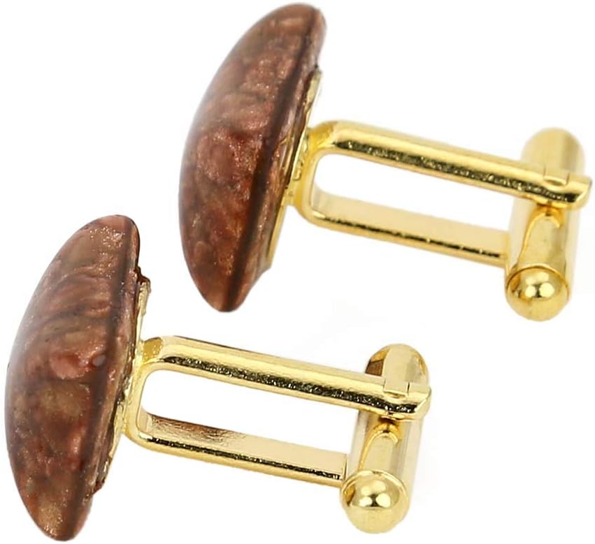 Glass Of Venice Murano Glass Avventurina Rectangular Cufflinks - Topaz