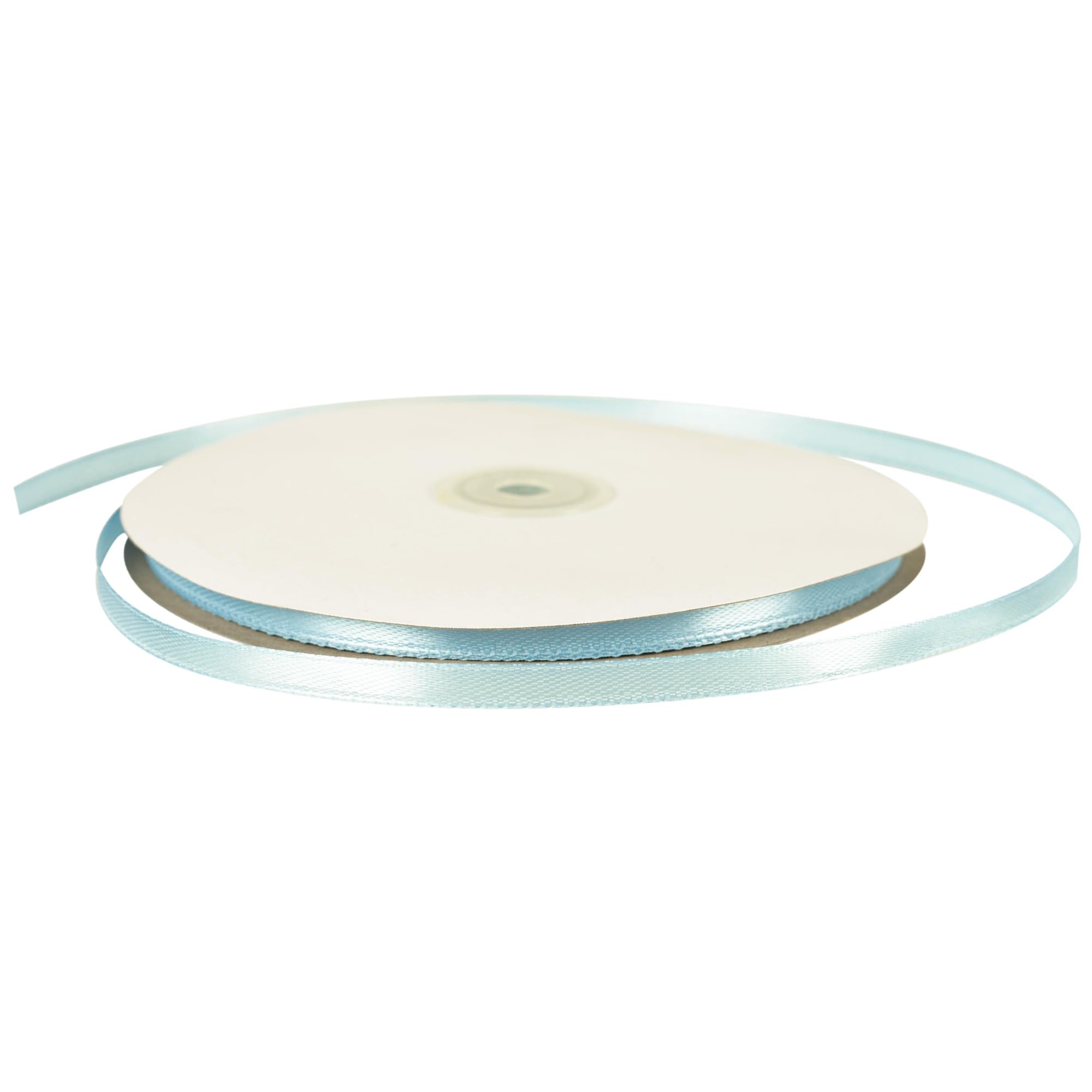 91m x 6mm Thin Sky Blue Wedding Car Ribbon