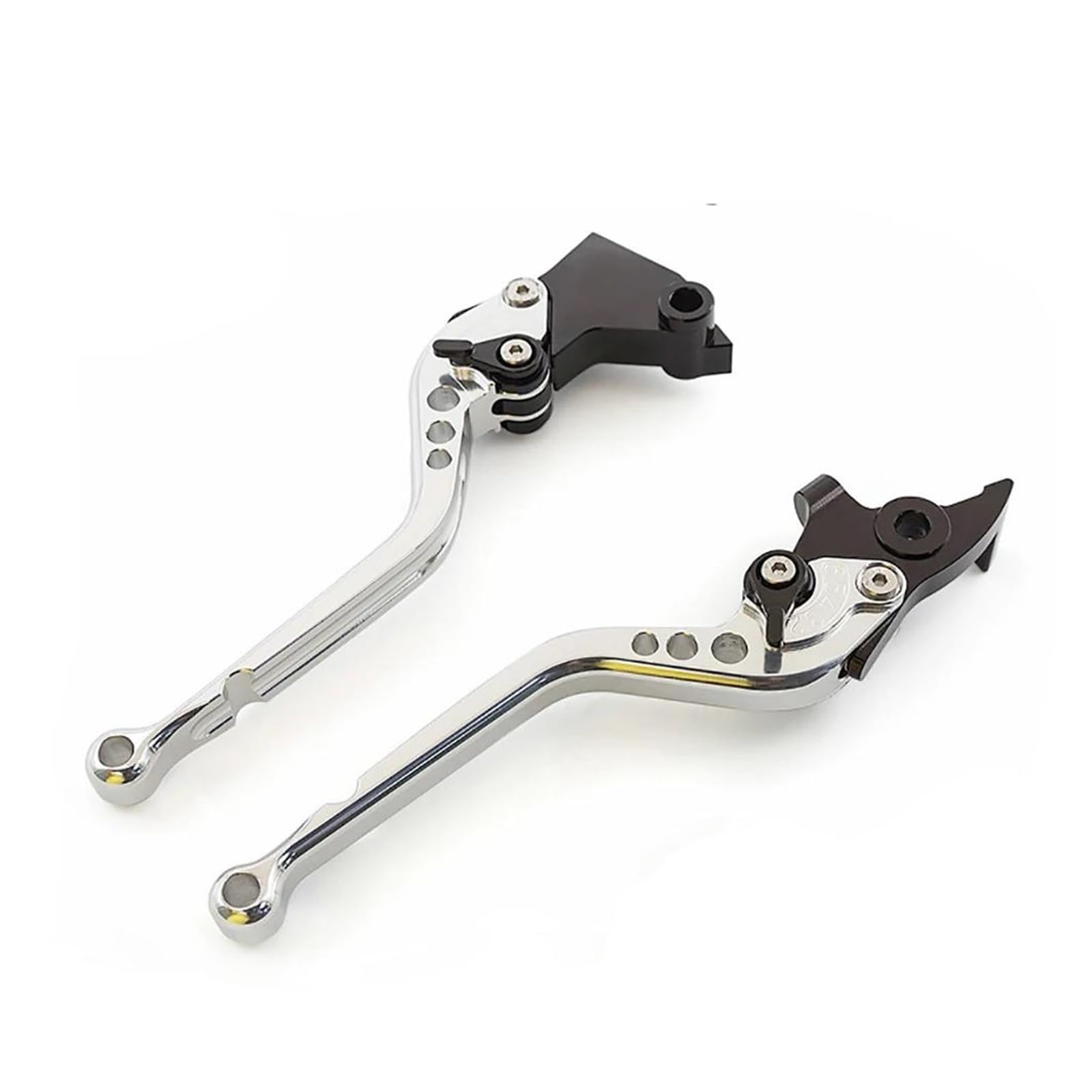 USQBUZHHK Brake Clutch Lever Motorcycle Brake Clutch Levers for Tenere700 MT07 MT10 FZ8 XSR700 XSR900 Ajustable(Silver 177mm)