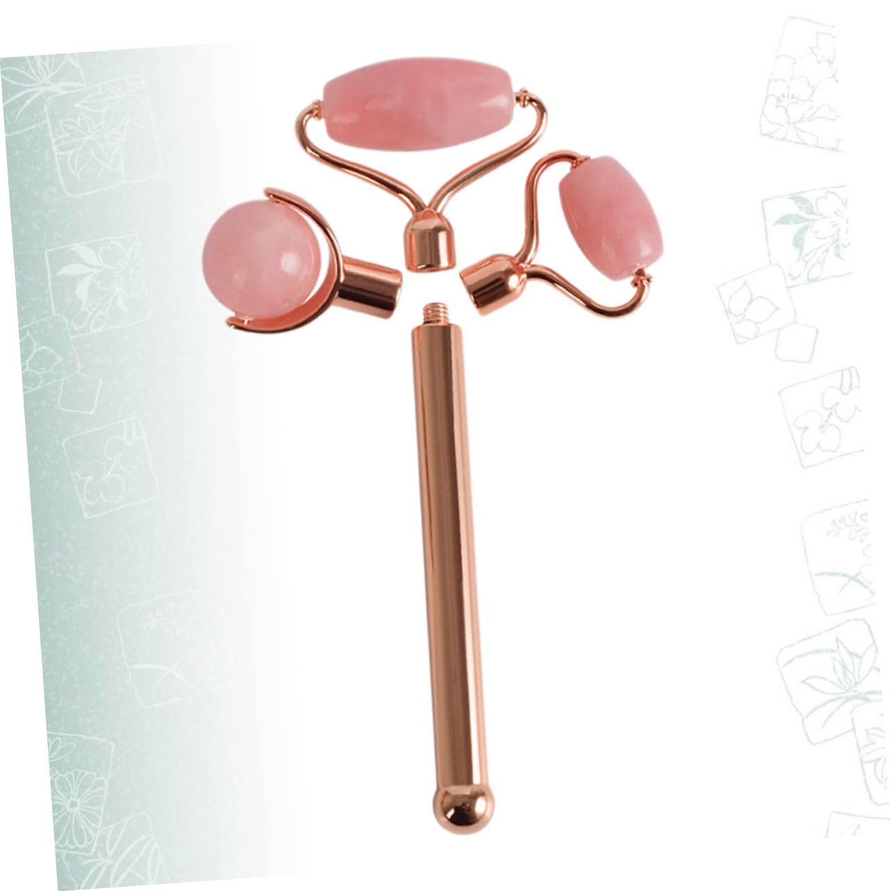 Gesichtsmassageroller aus Naturjade mit Kugel Design für Gesichtspflege