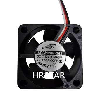 Original New ADDA Fan AD0312HB-G53 Cooling Fan DC12V 0.08A 303010MM 4.5CFM 3-Wire Axial Fan
