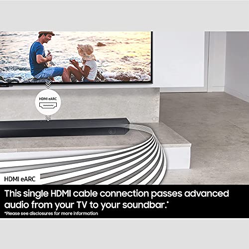 Image of Samsung HW-Q600C 3.1.2ch Soundbar and Subwoofer with Dolby Audio Bundle with Deco Gear 4K HDMI 2.0 Cable w /Pure Copper Conductors x2 & CPS Exclusive 26 Month Protection Pack Bundle (BEACH-CPS-26500)