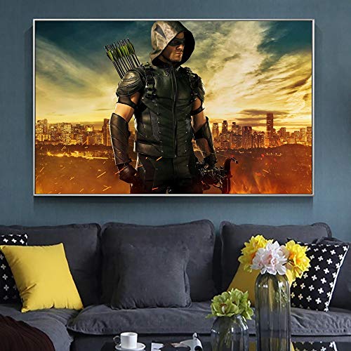 Puzzle 1000 Piezas Imágenes de cómics de la Serie de televisión Flash y Green Arrow Hero en...