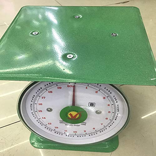 Waga Kuchenna Mechaniczna skala dwustronna skala tarczy 10 kg skala pokojowa skala tarcza mechaniczna skala skali kuchni 20 kg (Color : 10kg)