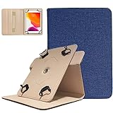 E NET-CASE Universal Case for 9 10 10.1 inch Tablet Multiple Angle Viewing Folio Smart Lightweight...