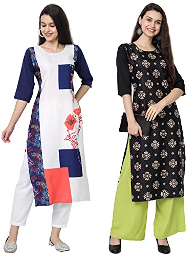 Image of Women's Crepe Regular Kurta