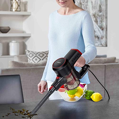 Jajibot Corded Handheld Stick Vacuum Cleaner 15000PA Lightweight Bagless Upright Stick Vacuum Cleaners with HEPA Filtration, 500W Motor, 6m Power Cord 4 Gallery Image
