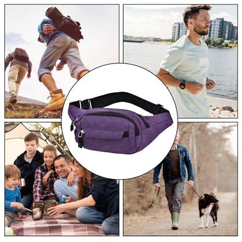 Bolsa de cinturón de correr para el senderismo y riñonera de gran capacidad 4