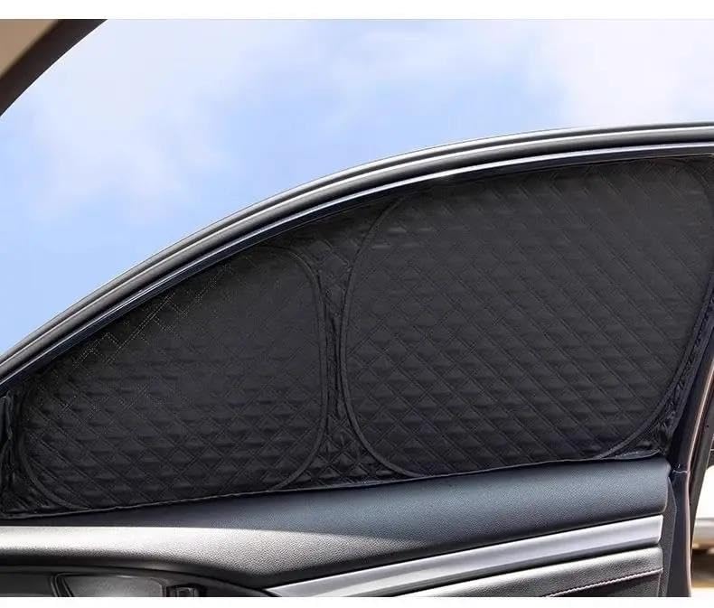Pare-soleil voiture anti-chaleur pliable protection totale fenêtres latérales Cherokee WK2 - 6