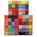 39000 Pcs Fuse Beads Kit for Craft Making 72 Colors 2.6mm Iron Beads Set for Aduld Kids, with Box, 4 Pegboards, 1 Drawing, 1 Tweezers, 5 Ironing Paper