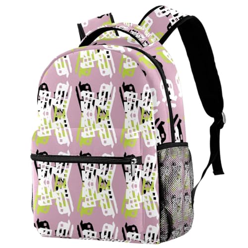 Sac de voyage décontracté multicolore et sac à dos scolaire pour adolescents