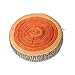 Round Wood Tree Soft Plush Chair Seat Cushion Stump Shaped Pillow
