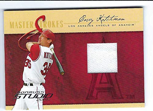 CASEY KOTCHMAN 2005 Donruss Studio Masterstrokes #11 GAME-USED JERSEY Parallel Card #116 of only 250 Made! Los Angeles Angels of Anaheim Baseball
