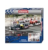 Digitales taktisches Rennbahnsystem mit den F1-Champions für bis zu 6 Spieler, im Maßstab 1:24 mit detailgetreuen Fahrzeugen im Maßstab 1:32