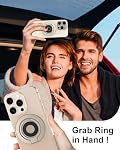 Portable Magnetic Phone Ring Stand, Dual-Side Phone Grip Holder for iPhone 17e, Samsung, Foldable Kickstand Soporte Magnético para Cellular Compatible with Car Mount, Desk Stand, MagSafe & Cases-Gold | Samsung Dual-Sided Foldable Stand Soporte Magnét