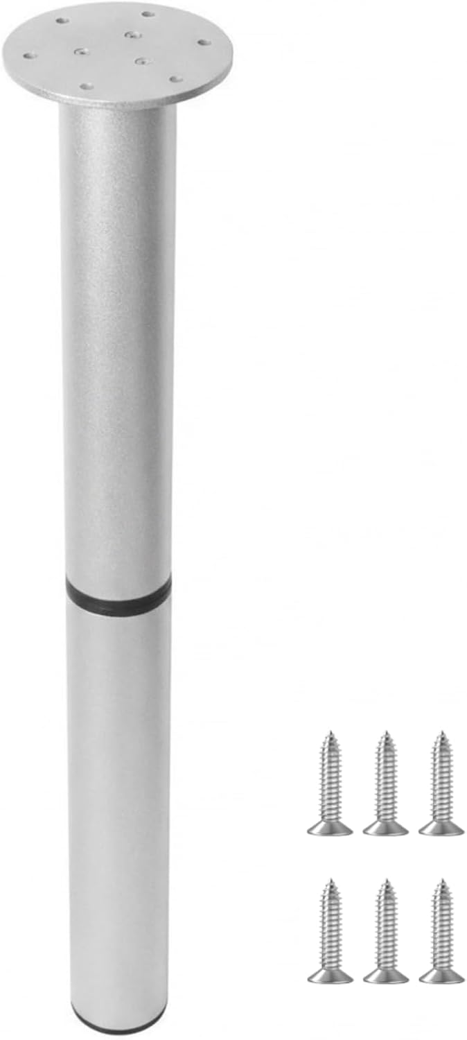 Adjustable RV table leg, Suitable for campervan bed conversion, Aluminum modular base. Table and bed combination hardware, Suitable for travel trailer, van, and pontoon boat; DIY replacement part