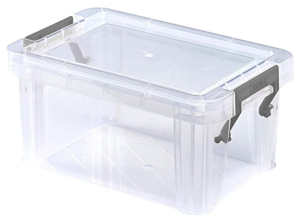 Hq Tec Clear 1L Allstore Storage Box, Box Colour Transparent, Box Material Pp (Polypropylene), Box Type General Purpose Storage, External Depth - Imperial 7.08", External Depth - Metric 180Mm, External Height - Im