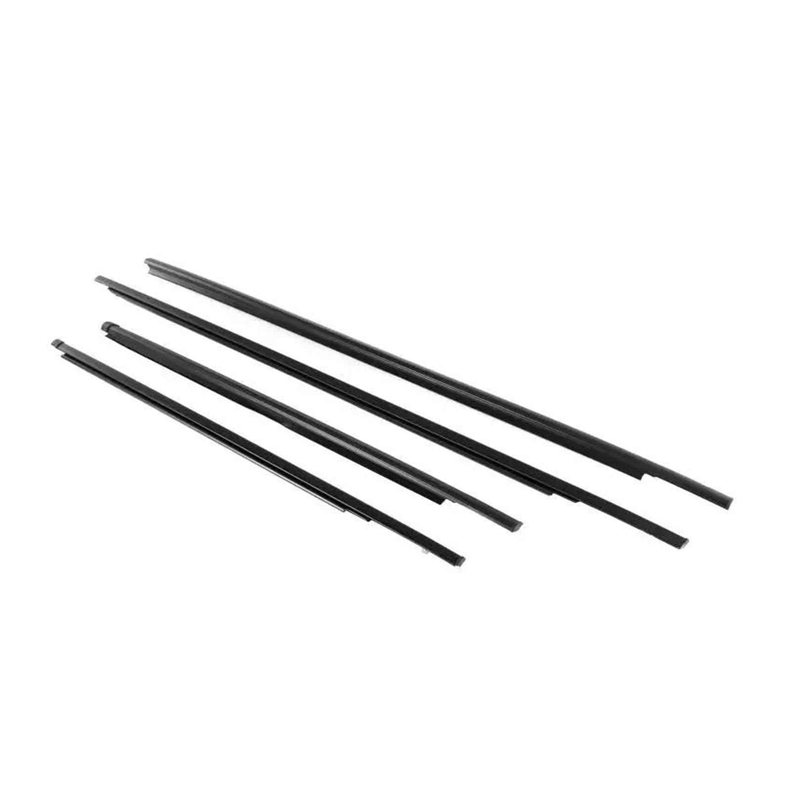 Atgcbcauf One Color For Toyota For Yaris Sedan 4-Door 2007-2016 Sealing Strips Car Window Glass Weatherstrip Molding Trim 68160-52150