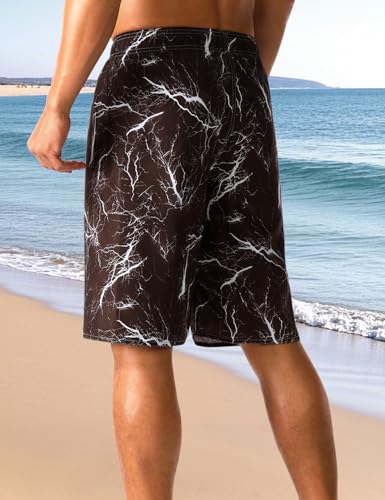 Men's Boardshorts Lightweight with Cargo Pocket Quick Dry Beach Shorts3